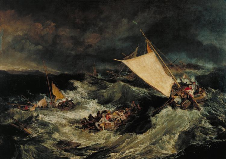 Joseph Mallord William Turner The Shipwreck (mk31) Germany oil painting art